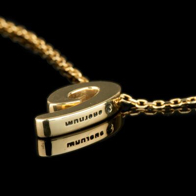 Colgante Numerum Gold 9