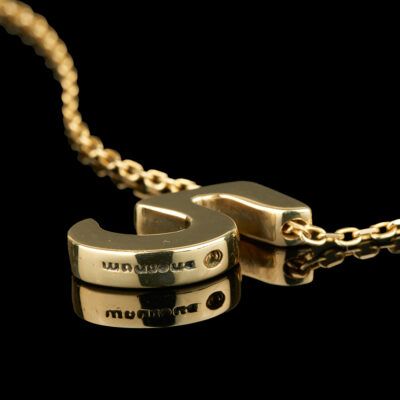 Colgante Numerum Gold 5