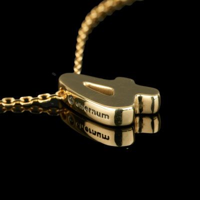 Colgante Numerum Gold 4