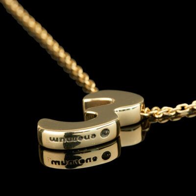 Colgante Numerum Gold 3