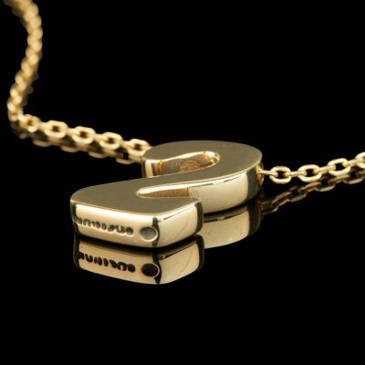 Colgante Numerum Gold 2