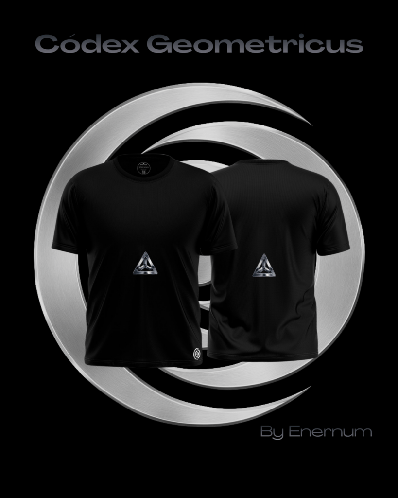 Camiseta Códex Geometric Wear — Tetraedro