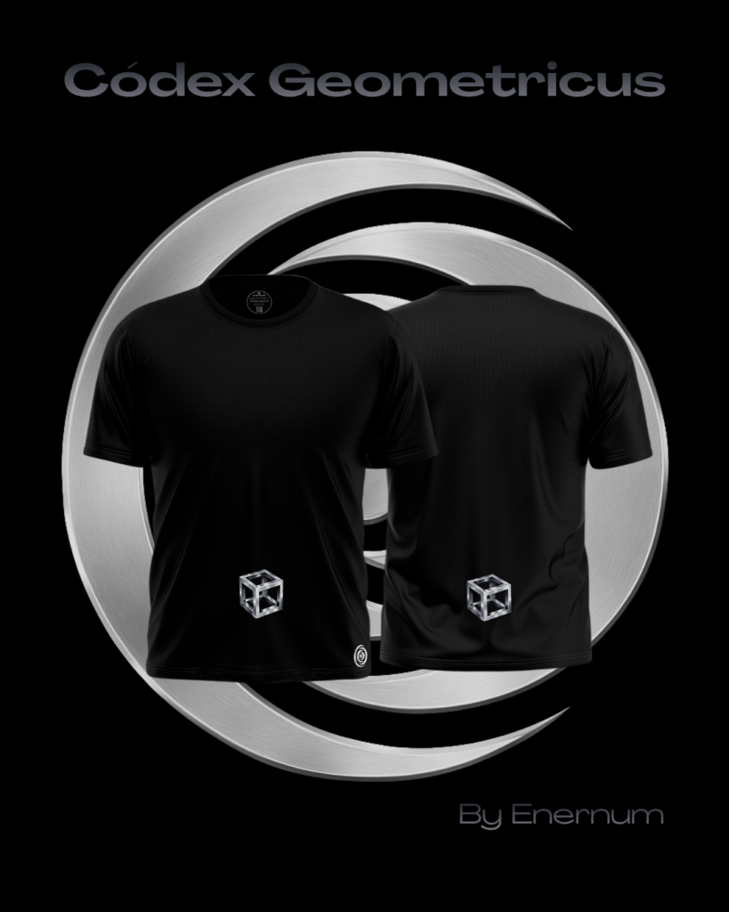 Camiseta Códex Geometric Wear — Hexaedro